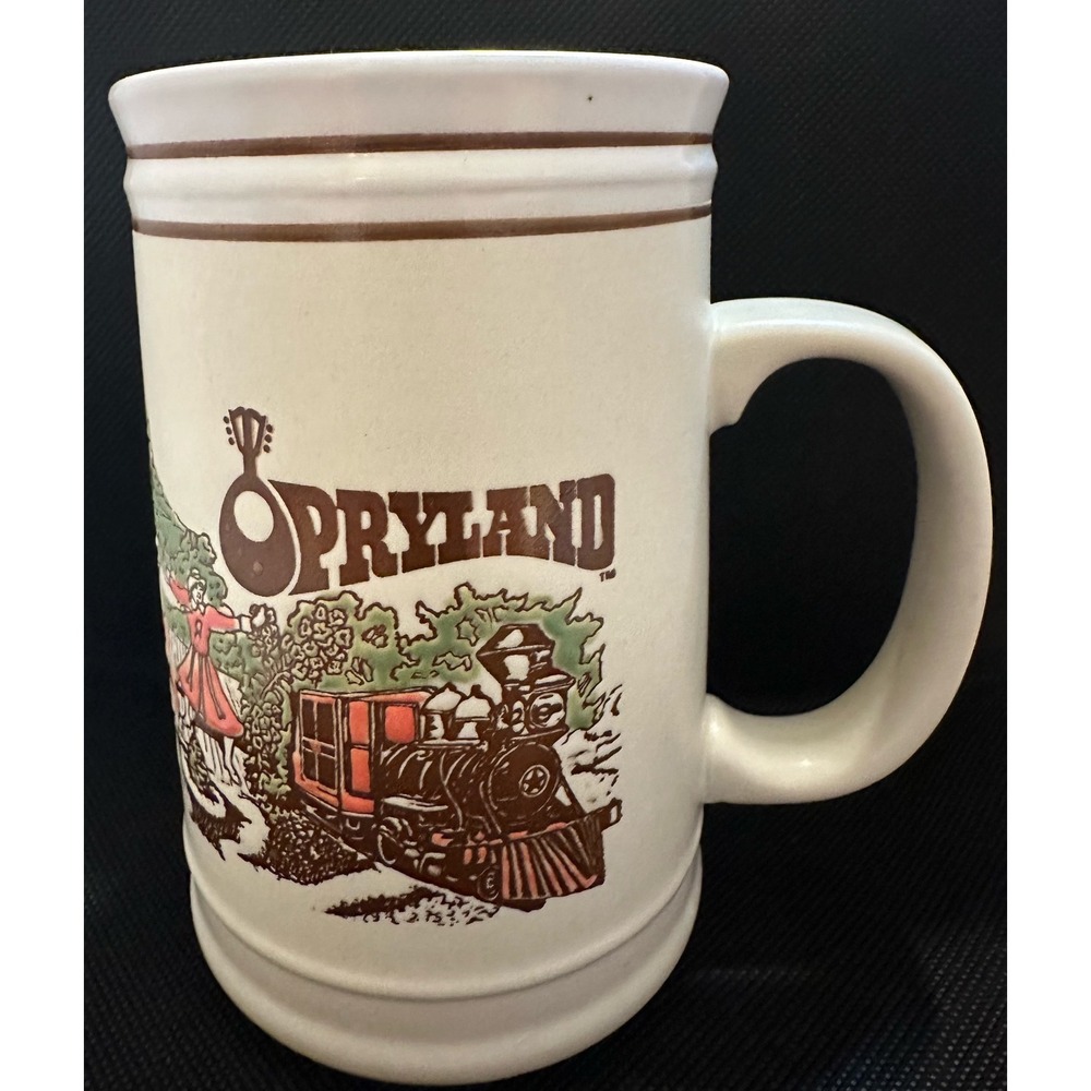 Vintage Opryland USA Nashville Tennessee Souvenir Etched Mug General Jackson